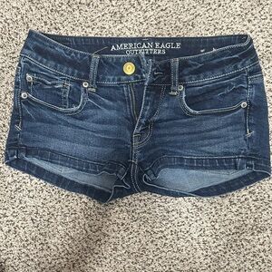 American Eagle Outfitters Dark Blue Jean Shorts